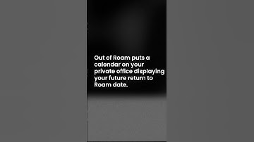 Roam !nvention Update: Out of Roam