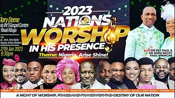 Solomon Lange At Glory Dome, Dunamis Church | 2023 Nations Worship In His Presence