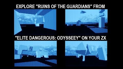 ELITE / INFO GUIDE 3D ENGINE (2022) on REAL ZX SPECTRUM 128K 3,5 MHz with RGB to CRT and RF to CRT