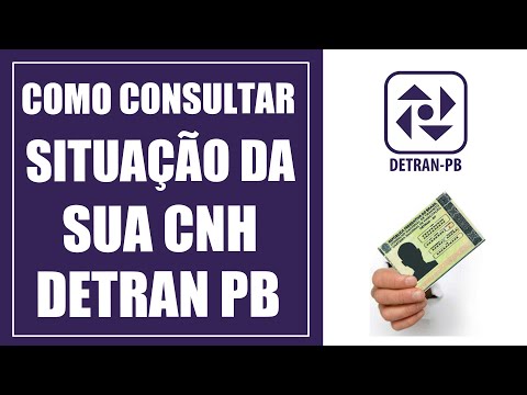 Como consultar situação da sua CNH   DETRAN PB