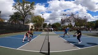 Oldie but Goodie Pickleball Rec 5.0+ Jessie Irvine Christine McGrath Scott Crandall BrandonK