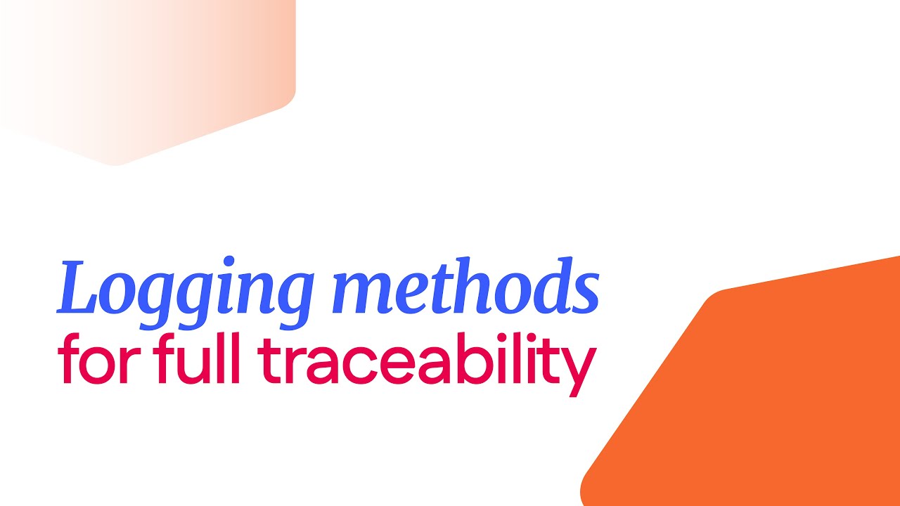 Logging methods for full traceability | Betty Blocks - YouTube