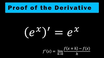 Proof of the derivative of e^x: A Step-by-Step Proof and Explanation