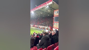 Ajax fans singing Three Little Birds at Alte Försterei