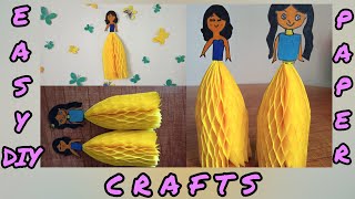 DIY Paper craft doll/Easy diy paper craft ideas