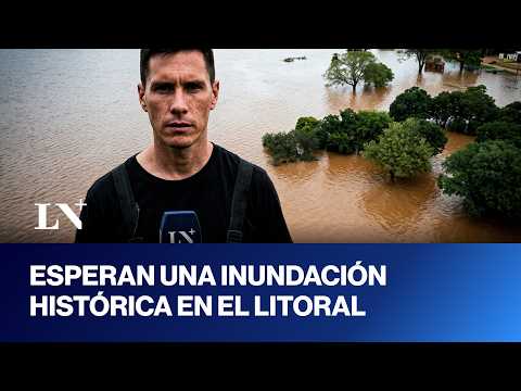 La furia del agua golpea al Litoral: esperan inundaciones históricas en varias provincias