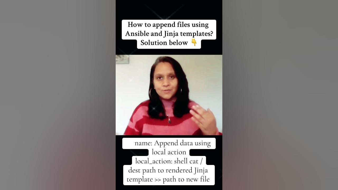 How to append files using ansible and jinja templates python coding