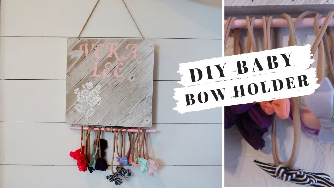 DIY: EASY Frame Hair Bow Holder 