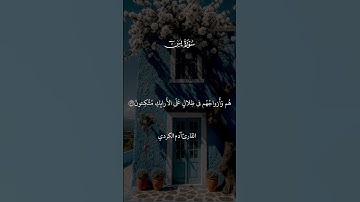 🌿 تلاوة خاشعة من سورة يس – الآيات (٥٥ – ٥٨) بصوت الشيخ آدم الكردي 🎧