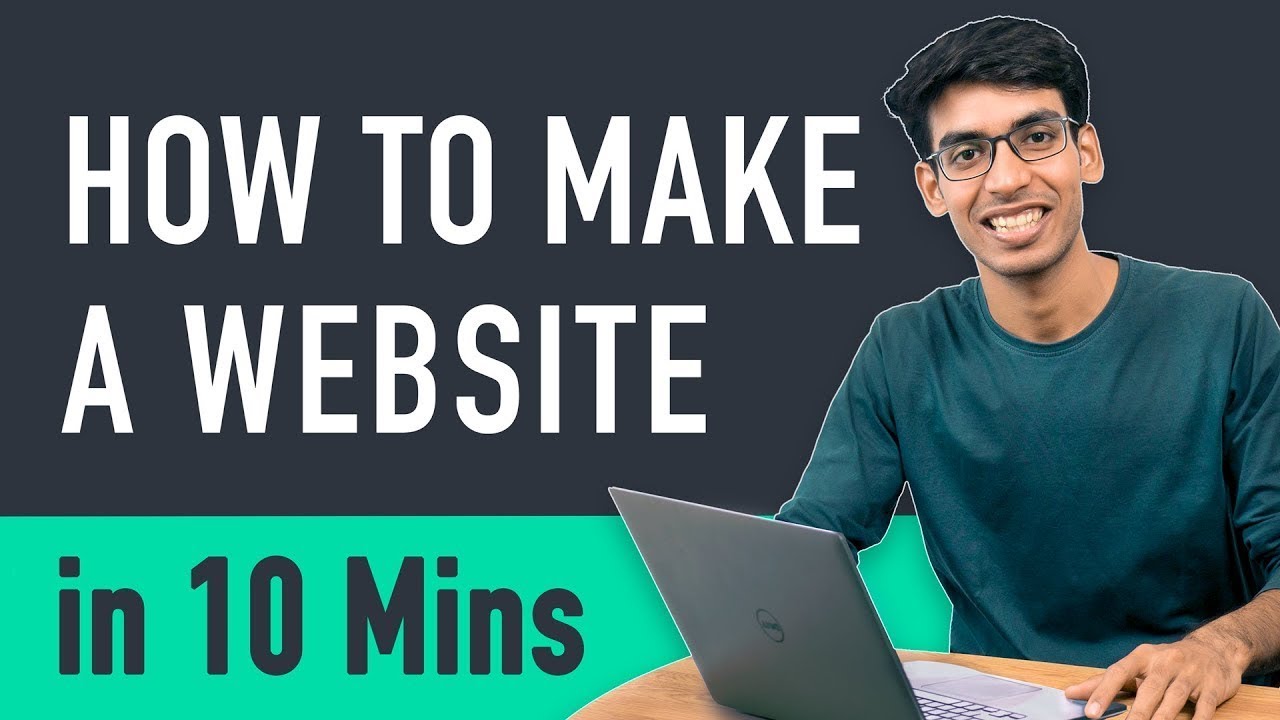 How to Make a Website in 5 mins - Simple & Easy
