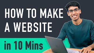 How to Make a Website in 10 mins - Simple & Easy screenshot 1