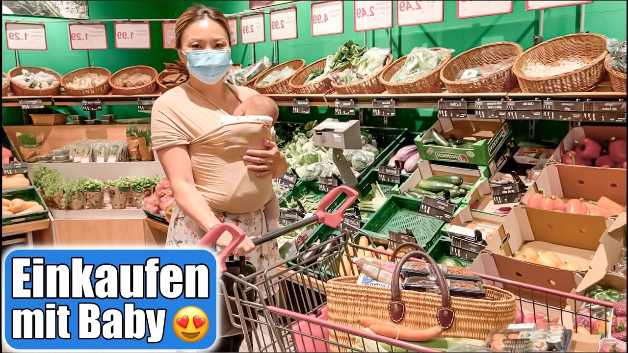 Shopping mit Baby 🤱🏼 Essensplan & Wocheneinkauf für Großfamilie! Food Haul VLOG | Mamiseelen