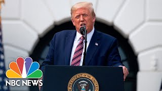 Trump Comments On Hot Weather As He Touts Environmental Regulation Rollbacks | NBC News NOW