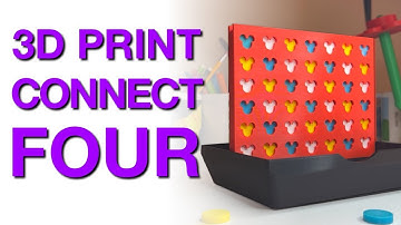 3D Print Something Magical - Build a Disney Inspired Magical Connect 4 Game Set