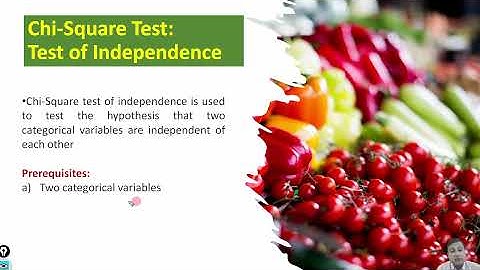 Module-2: Lecture-32: Chi Square Test of Independence