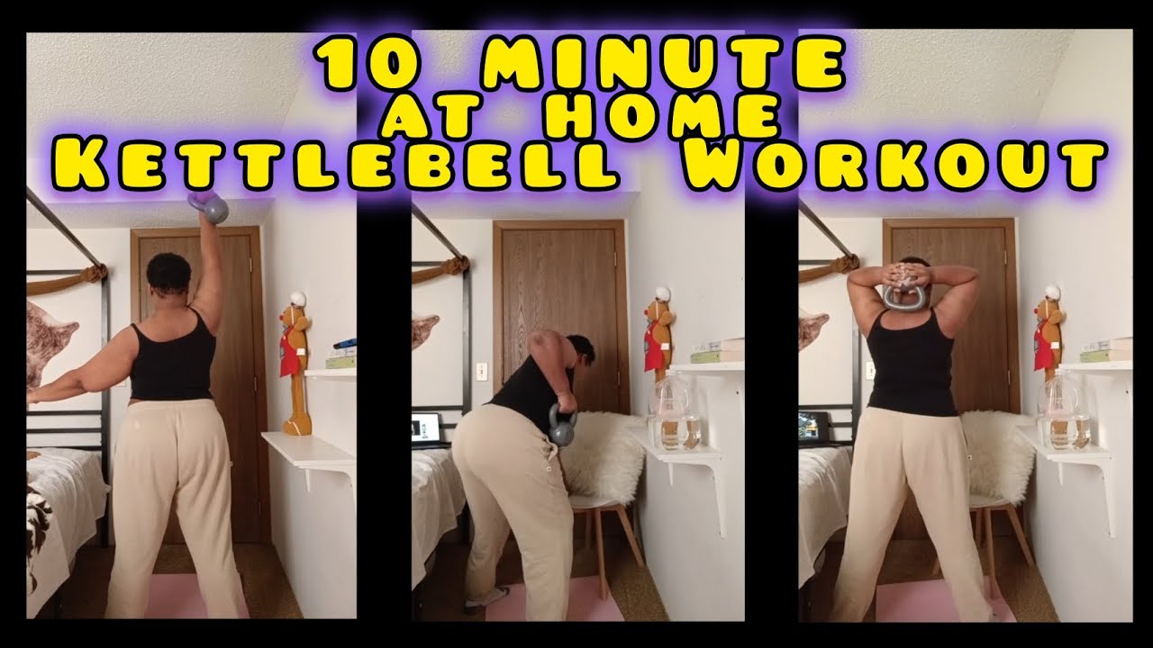 Day 3 - 10 minute kettlebell at home workout