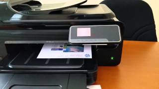 Hp officejet 7500 width format - YouTube