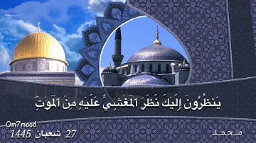 { ويقول الذين آمنوا لولا نزلت سورة فإذا أنزلت سورة محكمة وذكر فيها القتال رأيت الذين في قلوبهم مرض…}