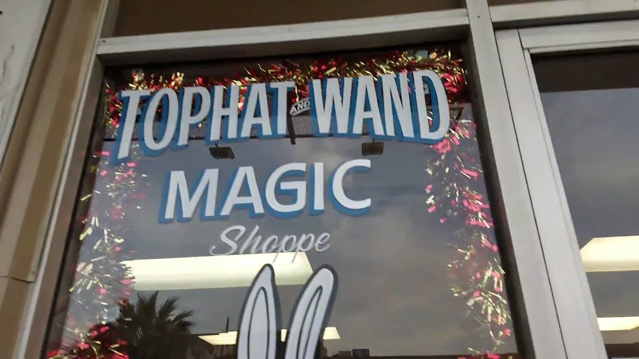 Tophat and Wand Magic Shoppe Tour