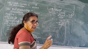 Yield method and net asset Problem  7 (part 2)