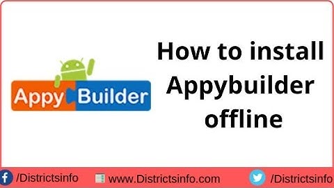 Appybuilder Offline for Windows - How to install  Appybuilder (Kodular) Offline for Windows