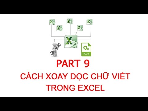 [Thủ thuật excel ] Bài 9 – Cách xoay dọc chữ viết trong excel