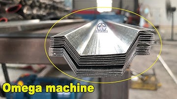 Omega furring roll forming machine | batten machine | top hat roll forming machine
