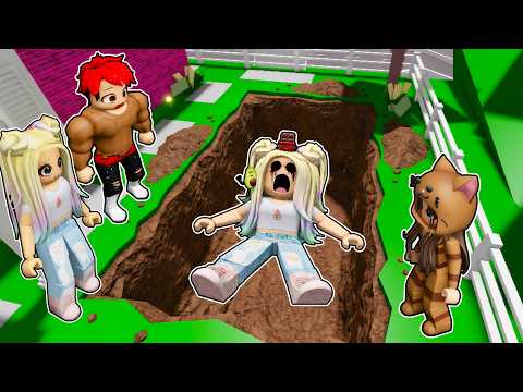 Encontramos ESTO ENTERRADO en NUESTRO PATIO TRASERO en BROOKHAVEN ROBLOX thumbnail