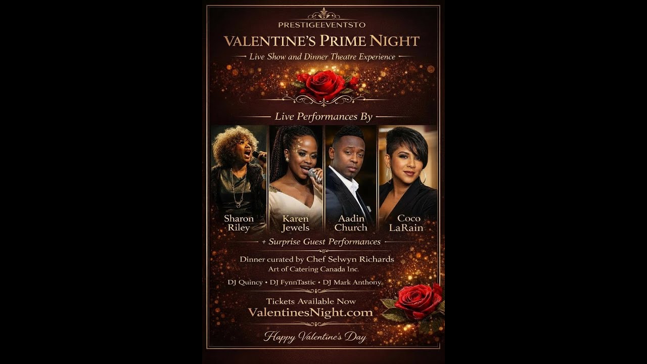 Valentine's Prime Night - Toronto’s upscale Valentine’s dinner, live show & dance