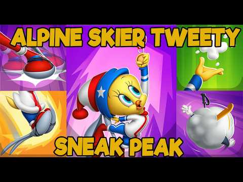 ALPINE SKIER TWEETY SNEAK PEEK AND INFO - LOONEY TUNES WORLD OF MAYHEM