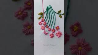 Embroidery Hoop Art - Floral Design Embroidery Hoop Art - Floral Design