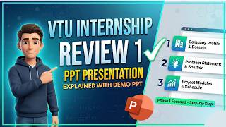Perfect Your VTU Internship Project Presentation | MindMatrix PPT Walkthrough