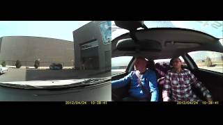 DashcamCenter.com - RDC5 Dashcam / Car DVR VGA Dual Camera incl GPS 3000-Serie - Quick Test