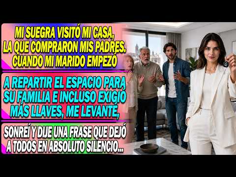 🏠Mi Suegra Vino A Mi Casa.👵Mi Marido🚶‍♀️Me Pidió Las Llaves Para Dárselas A Ella🗝️. Sonreí Y Dije...