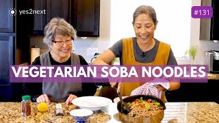 15 Minute Easy Vegetarian Soba Noodles Recipe | Quick and Healthy