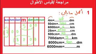 مراجعة في مادة الرياضيات للسنة الرابعة  كتابة الاعداد الحصر الاطوال /بارطاجي   🤗🤗/اشترك👇👇ولا تنسى👍👍