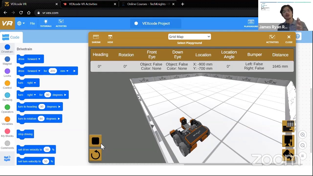 VEXcode VR FREE Getting Started Session Batch 5 - YouTube