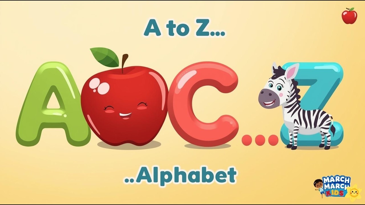A to Z Alphabet for Kids | Learn Letters & Words - YouTube