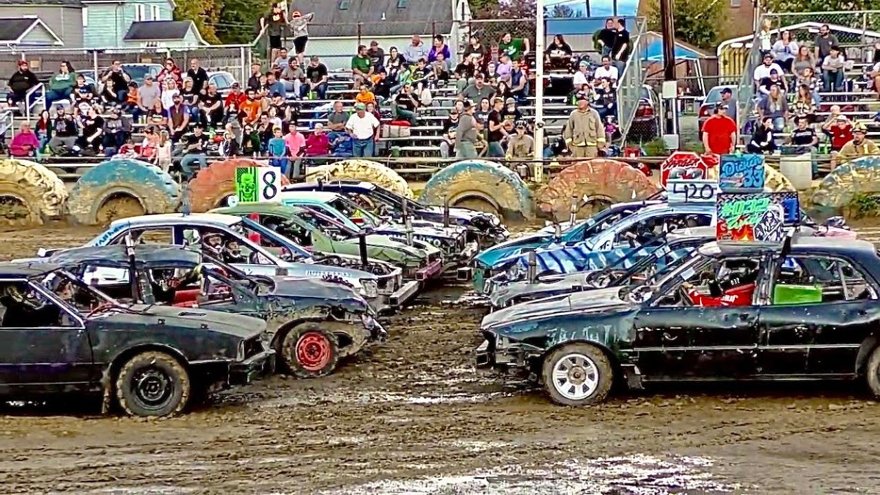 Demolition Derby Youth Compact New Alexandria Pa Lions Club Fall Brawl