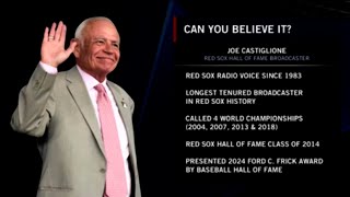 Joe Castiglione's beautiful final moments as the Voice of the Boston Red Sox 09-29-2024