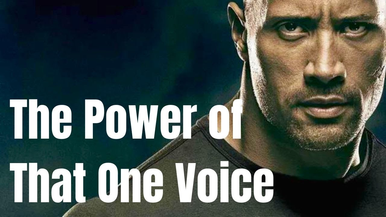 Unleash Your Potential: The Power of That One Voice - Motivational ...