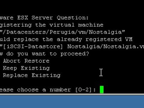Vmware tutorial: Consolidated Backup 4/4 - YouTube