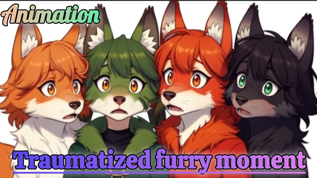 Traumatized furry moment (animation) - YouTube