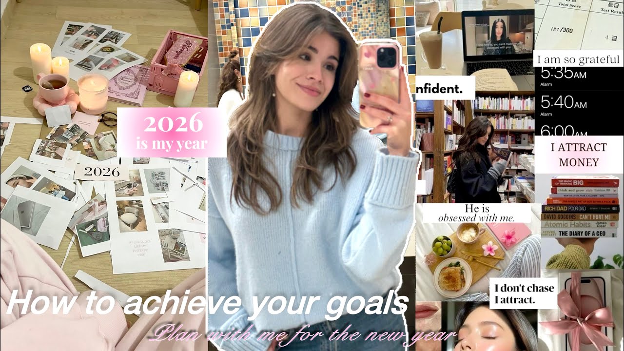 Let’s make a VISION BOARD for 20🌸26 أهدافنا لسنة 