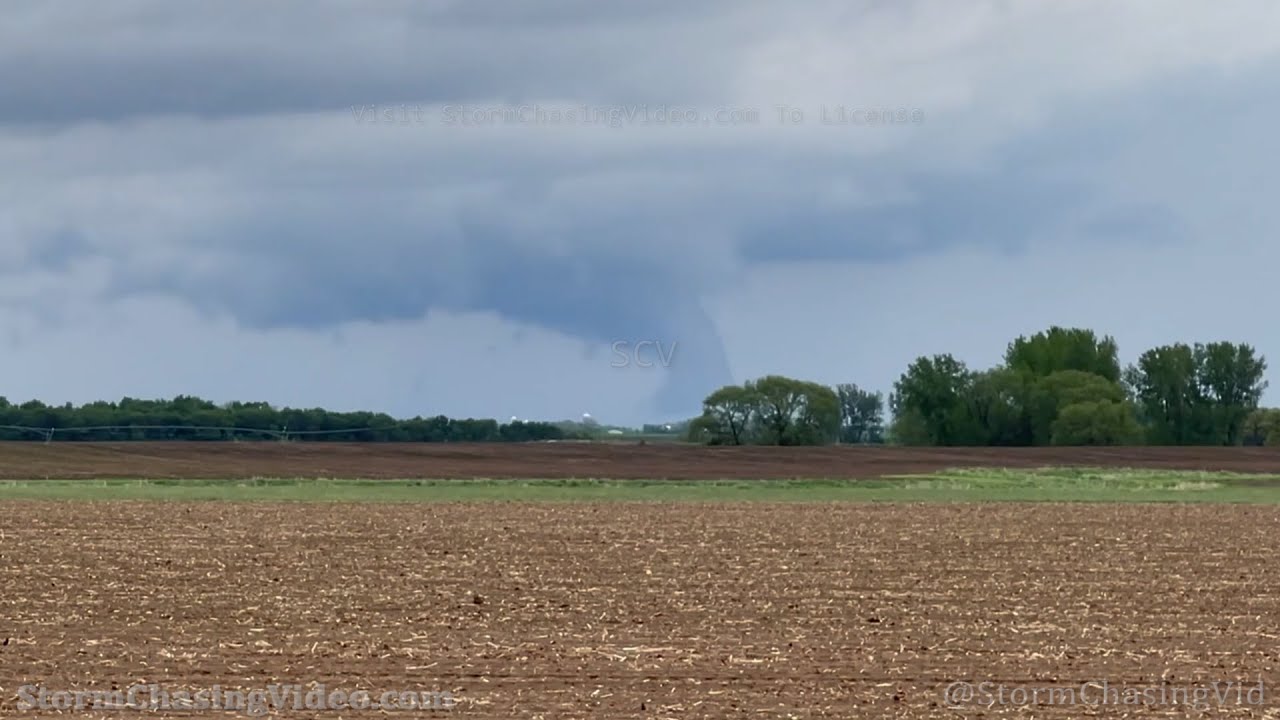 Wall Cloud and Funnel Clouds, Rice, MN - 5/20/2021
