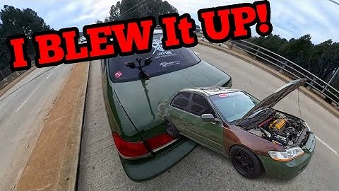 BLEW UP My ALL MOTOR H23A VTEC Swapped Honda!😔 | MONEY SHIFT?!?