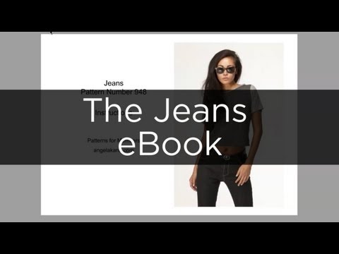 Sewing Jeans - How to Sew Jeans from Start to Finish - Angela Kane Jeans  Sewing Pattern 