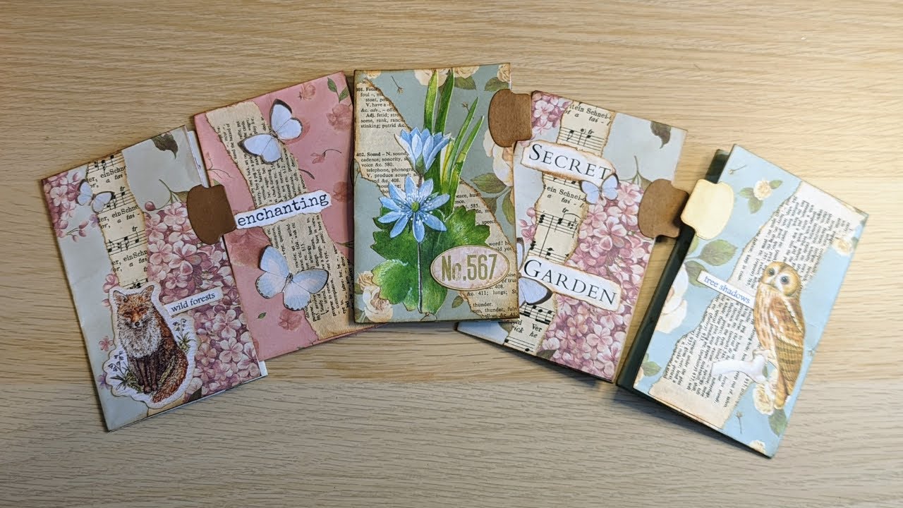 Pretty Paper Bag Pockets ~ Secret Garden Junk Journals ~ Globleland ...