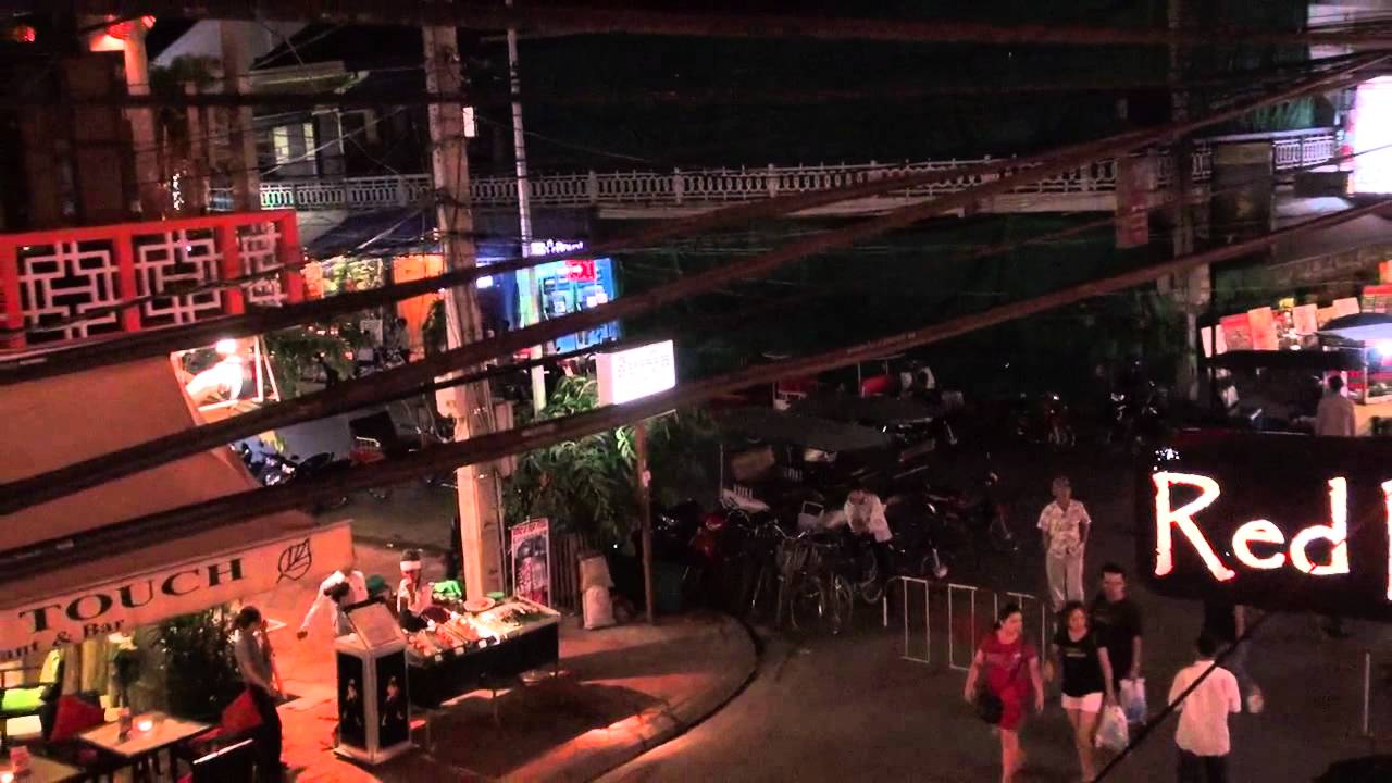 Cambodia Siem Reap Red Piano