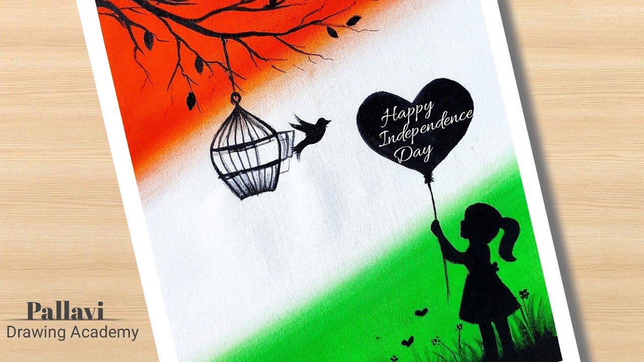 Happy Independence day special drawing for beginners with poster ...